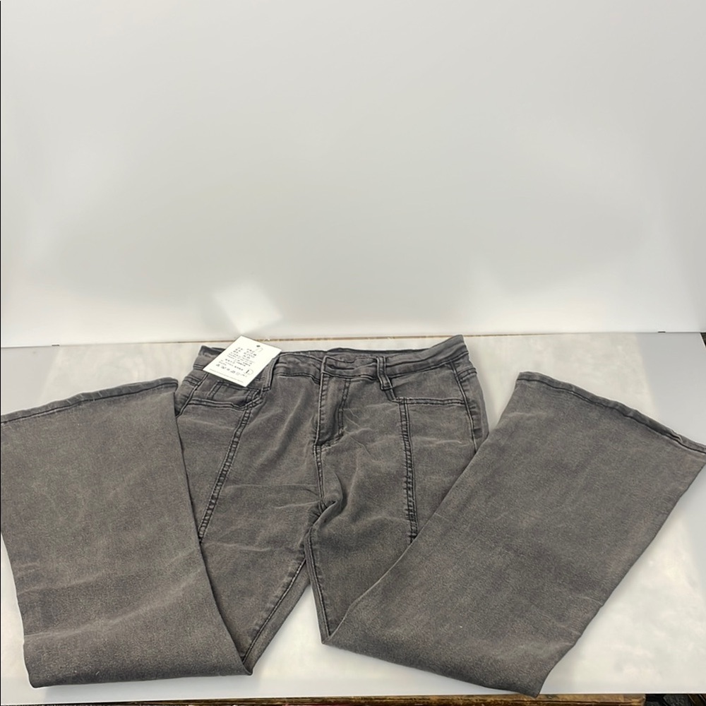 Women’s black jeans, size marked large unbranded